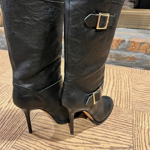 Jimmy Choo Shoes - Jimmy Choo Leather Boots Size 9